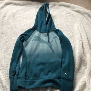 Blue puma hoodie
